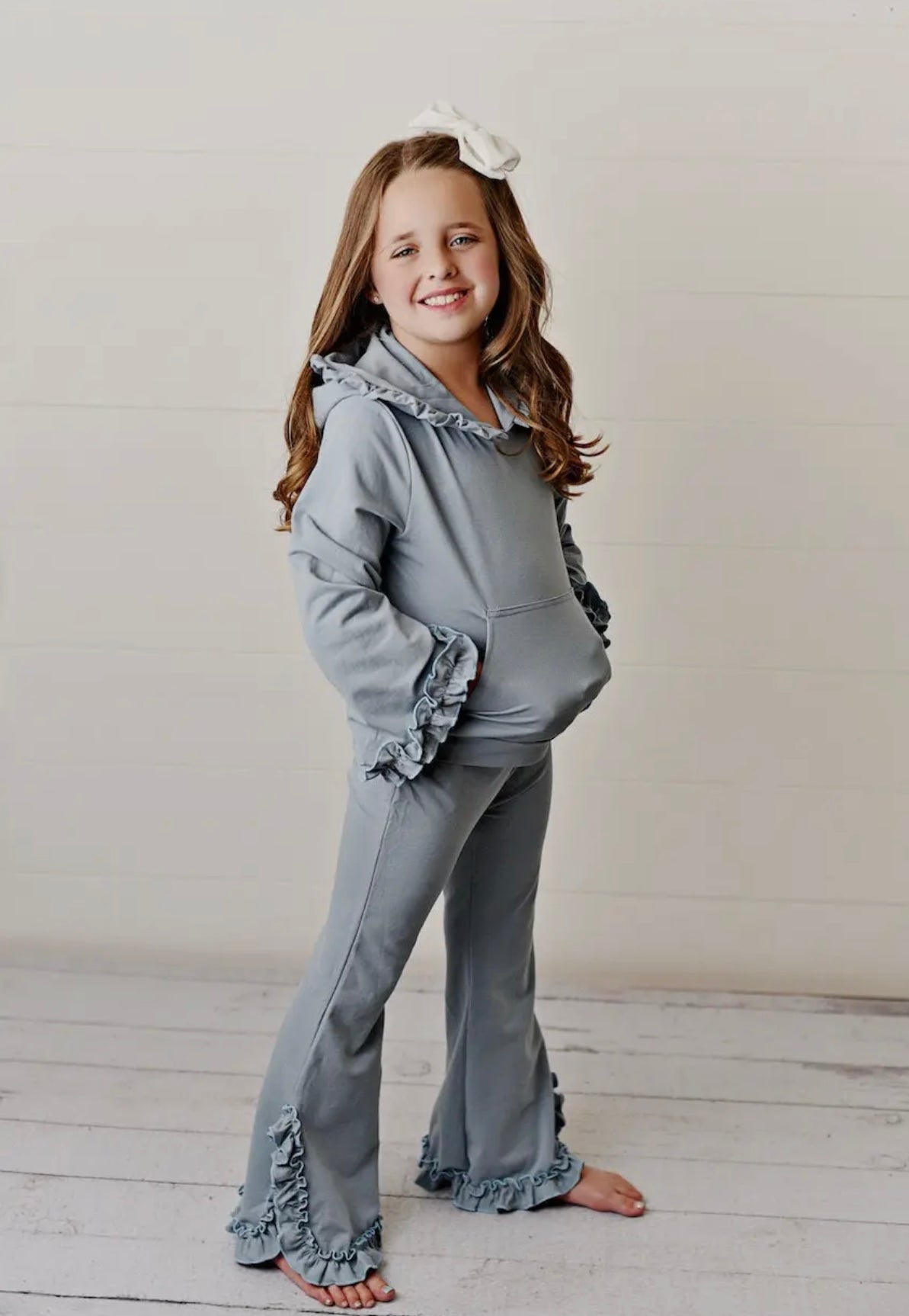 Gray Hooded Set