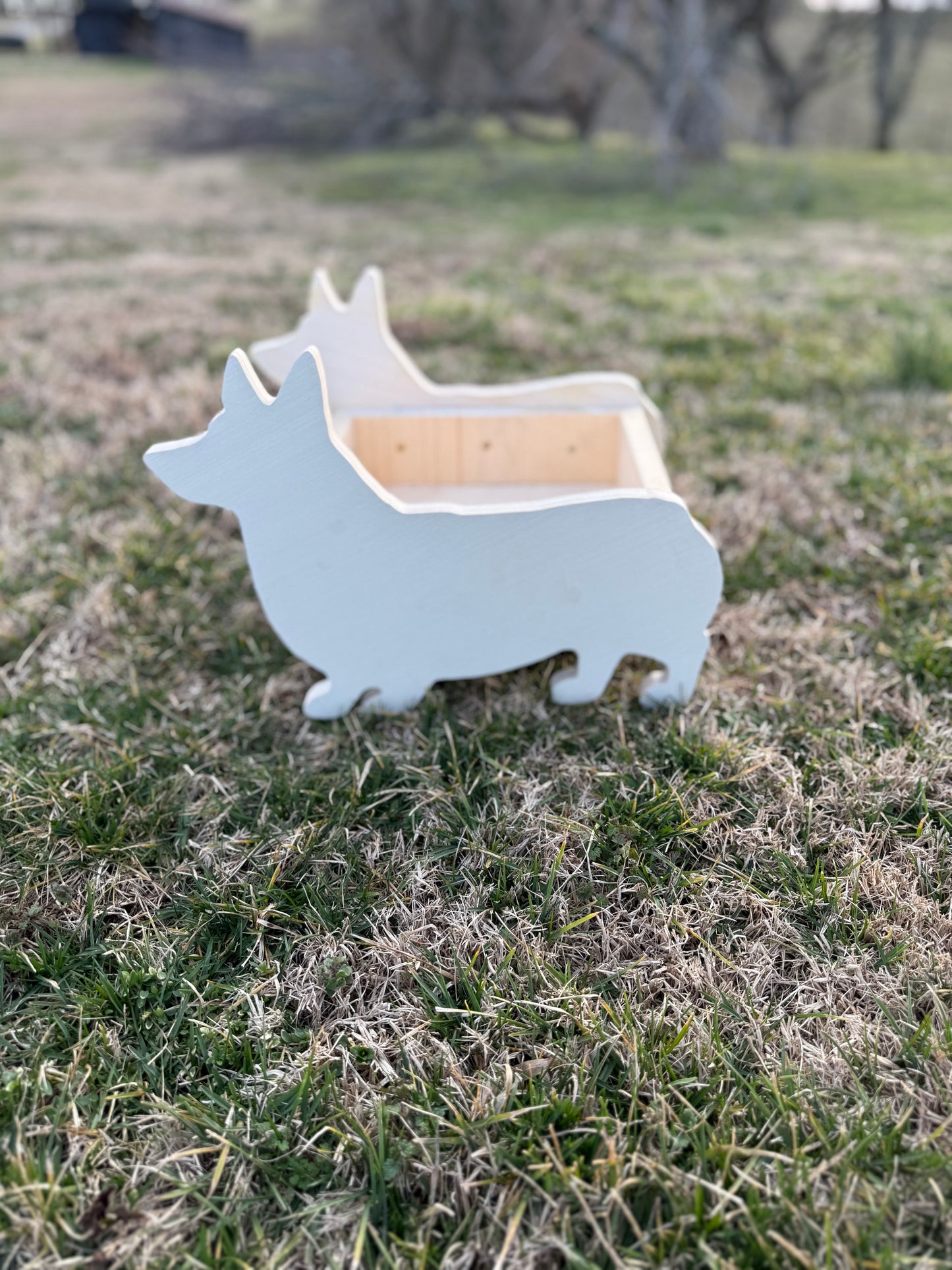Corgi Planter