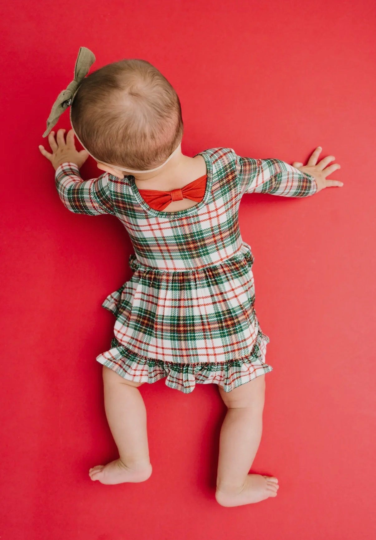 Christmas Plaid Bamboo Dress