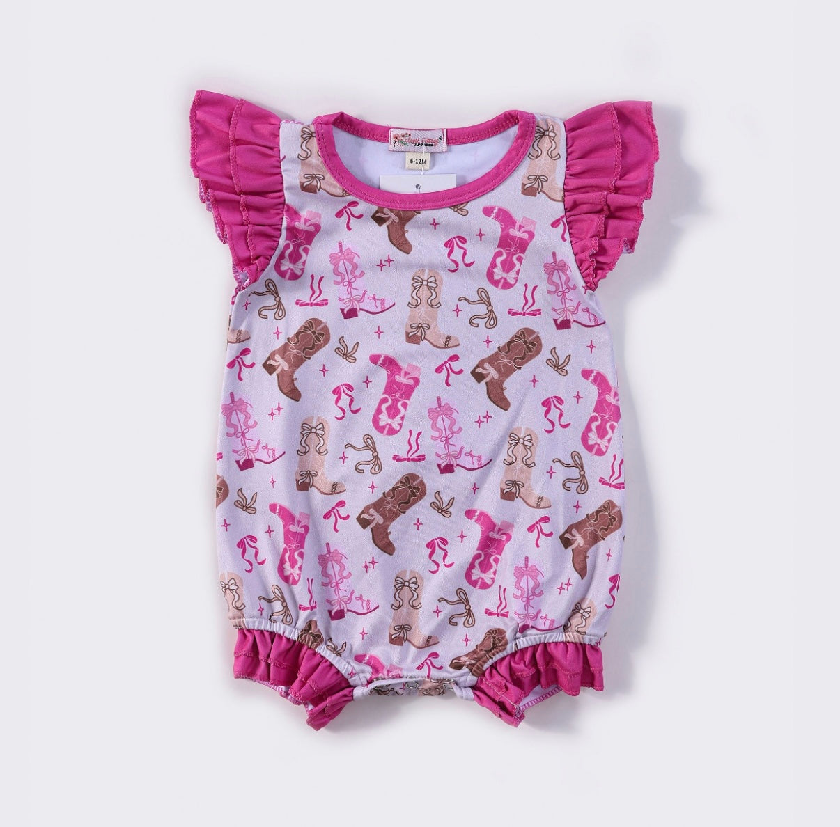 Boots & Bows Romper