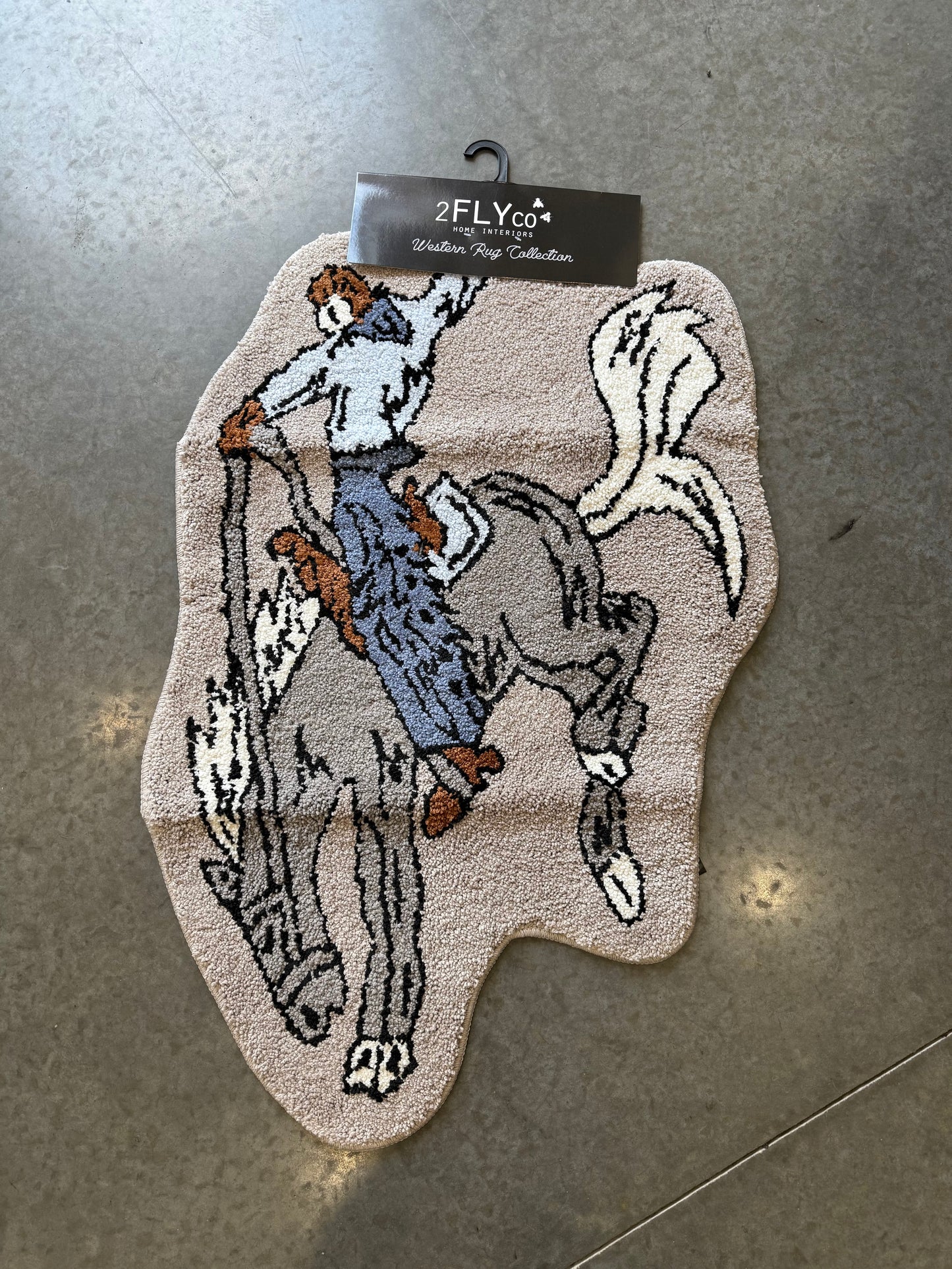 Bronc Buster Rug
