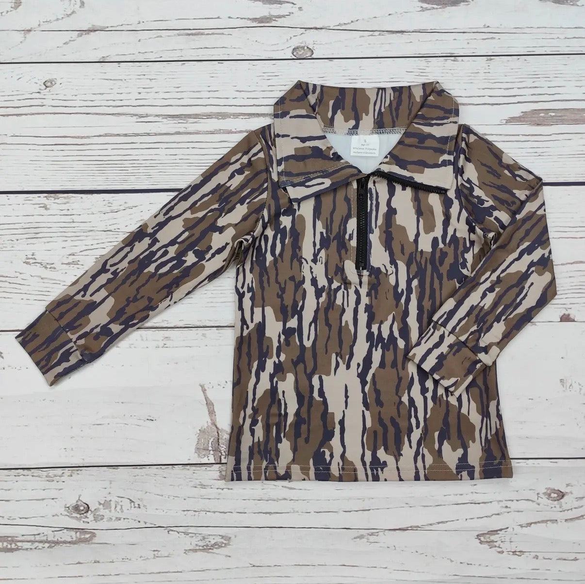 Bottomland Camouflage Quarter-zip