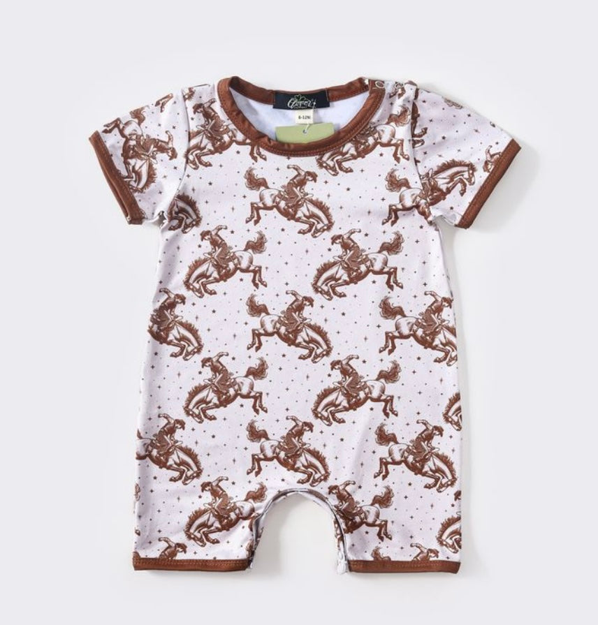 Bucking Boy Romper