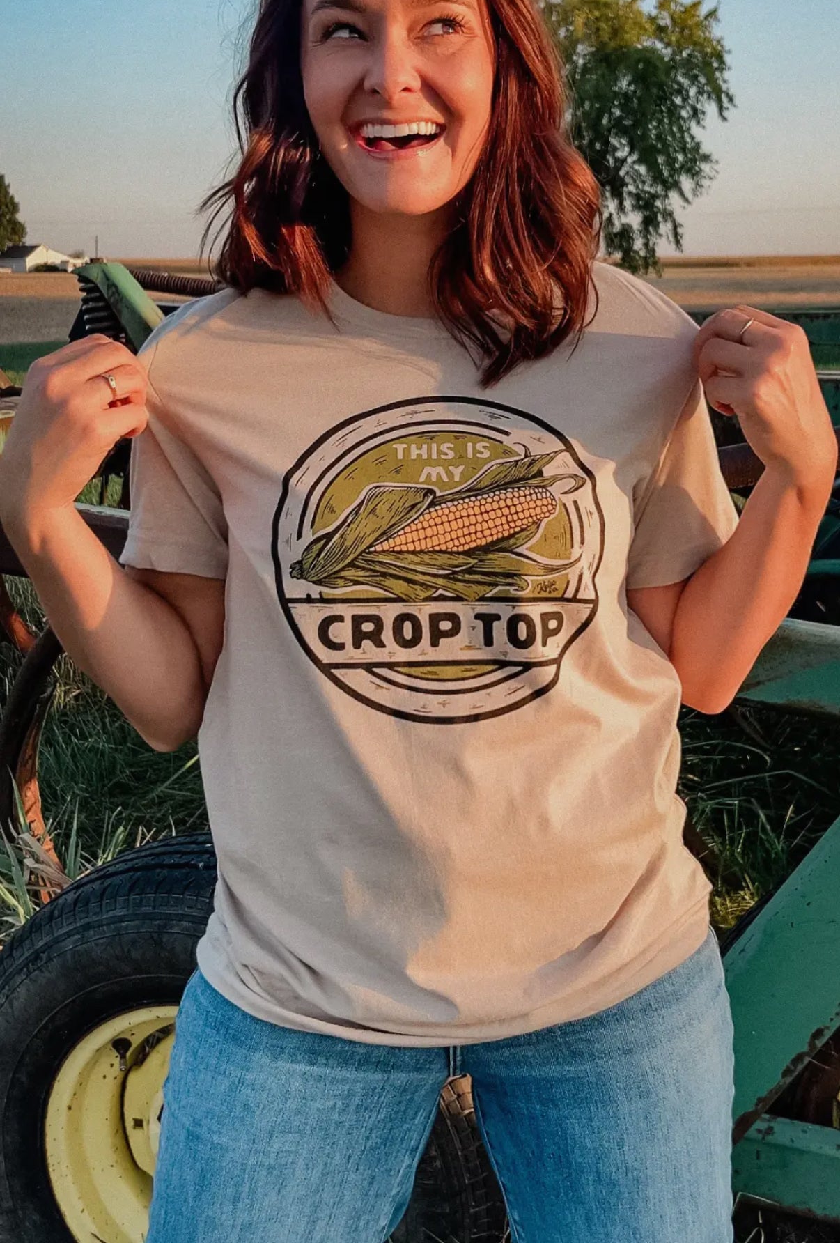 This Is My Crop Top Tee