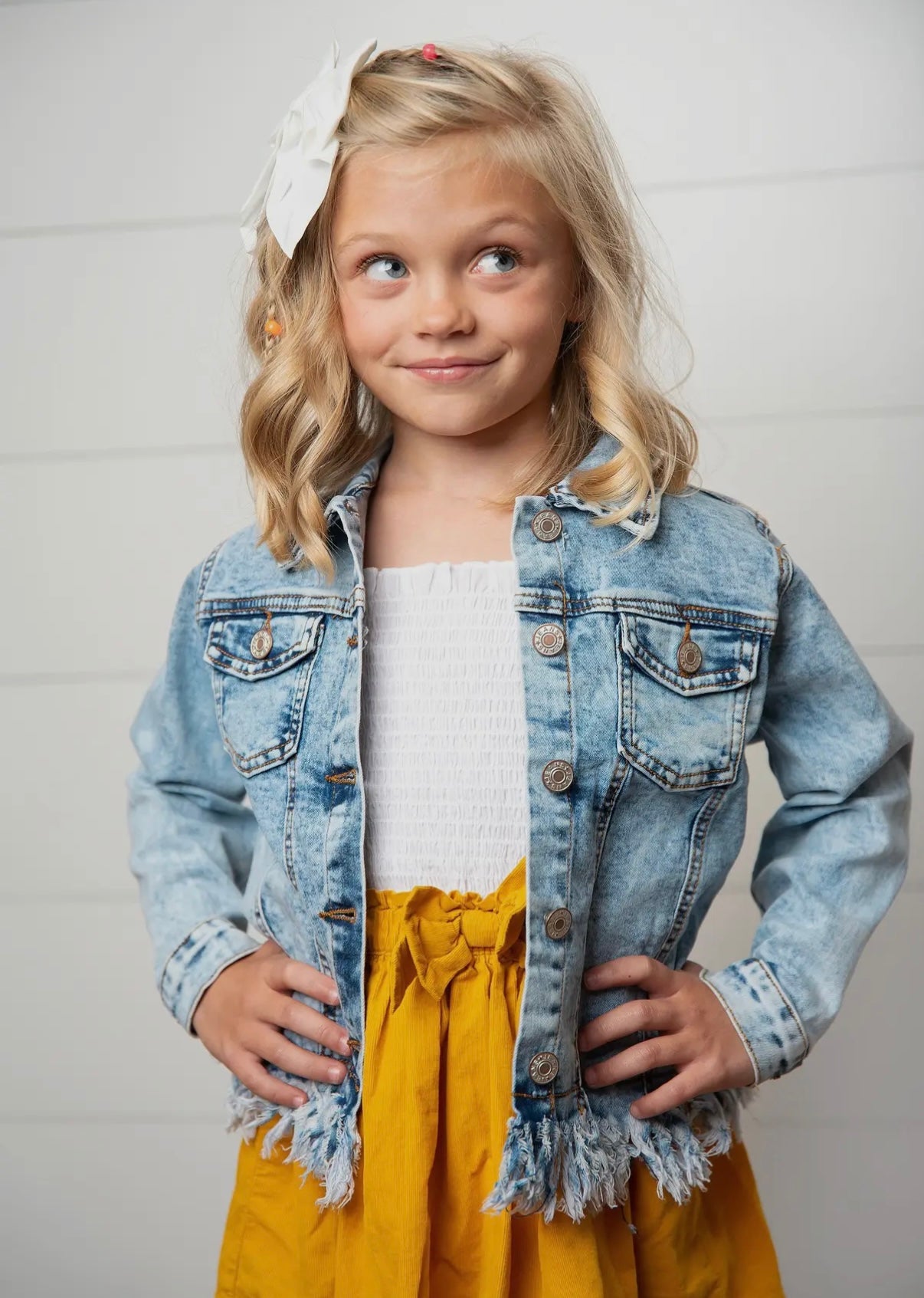 Fringed Jean Jacket