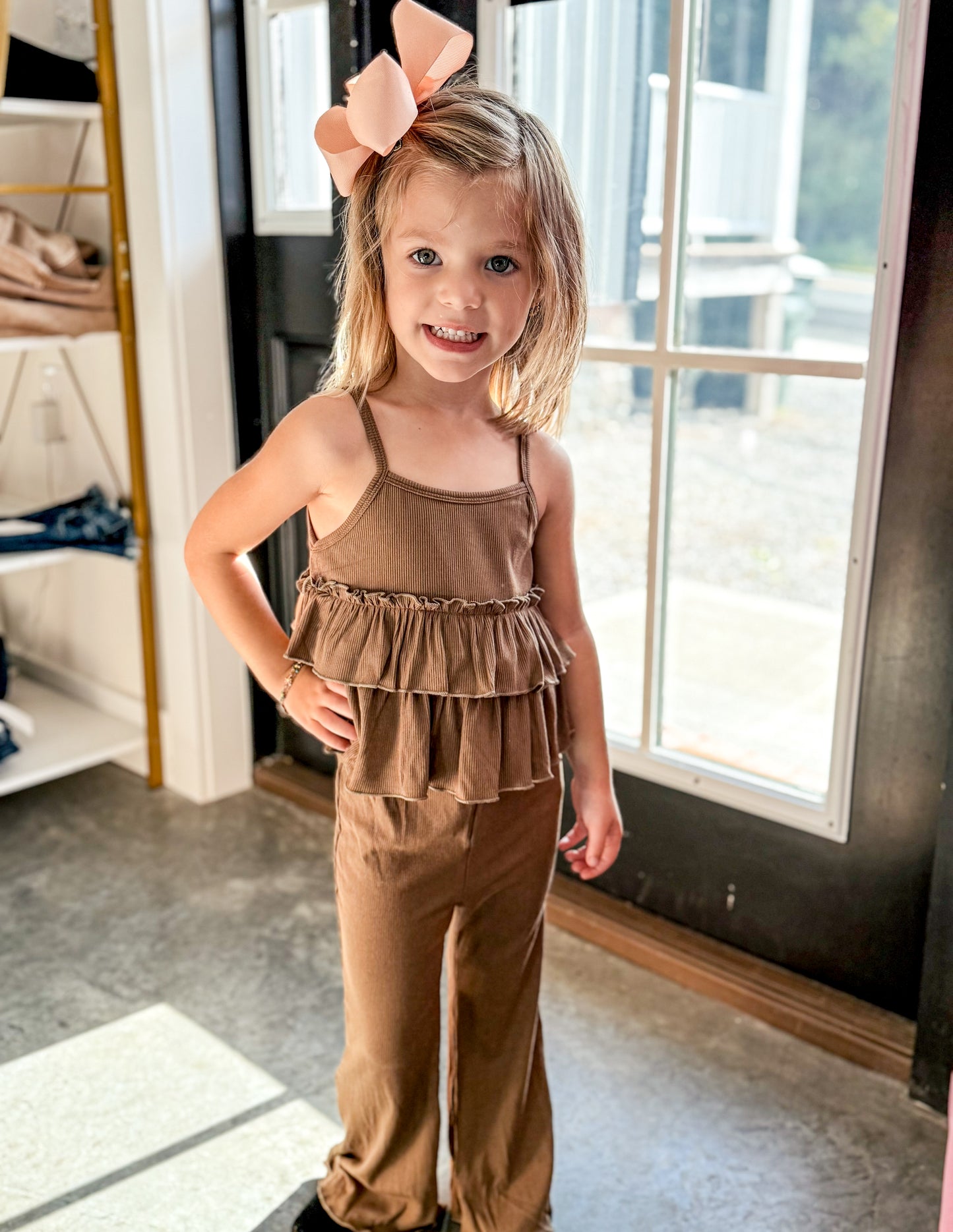 Presley Ruffle Tank Set