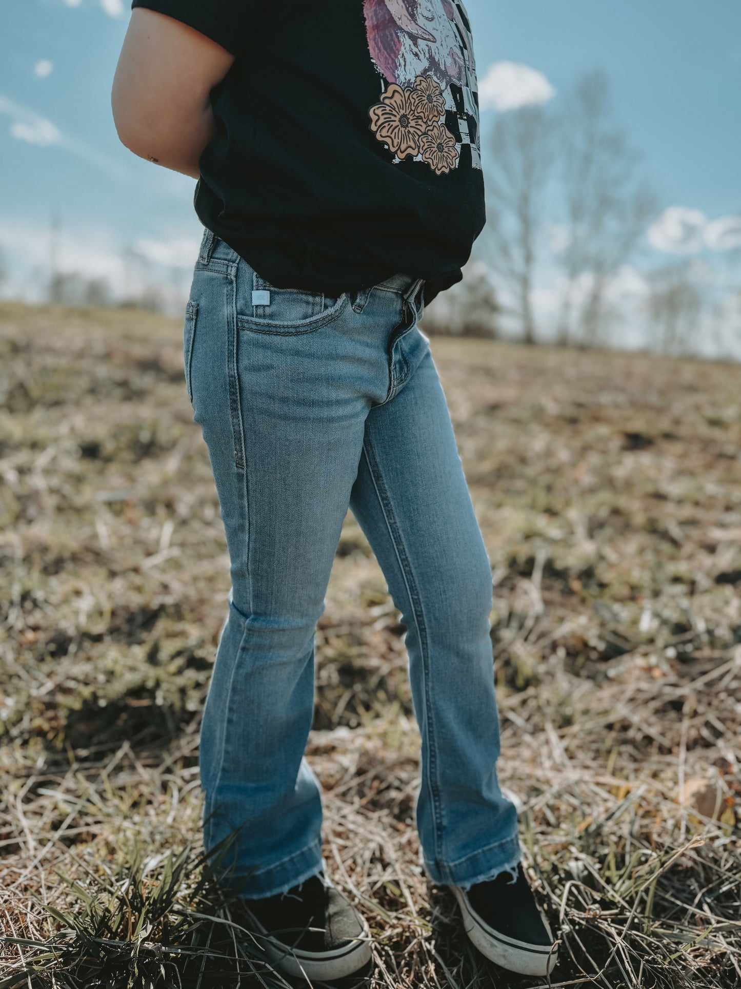 Youth Mid Rise Kan Can Flare