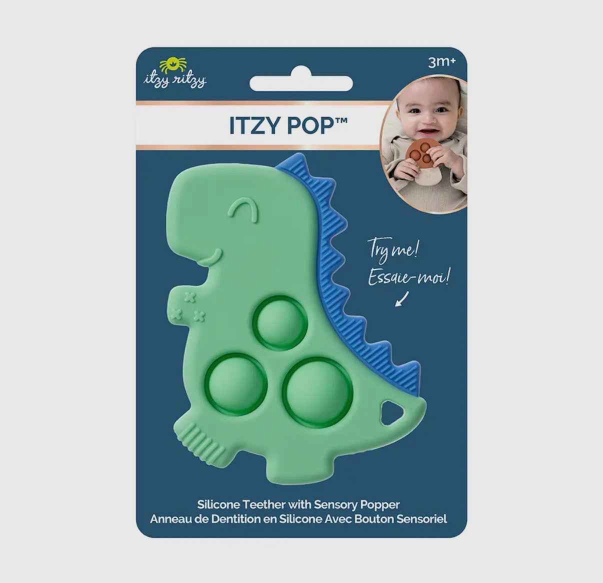 Itzy Pop Sensory Toy + Chew Crew