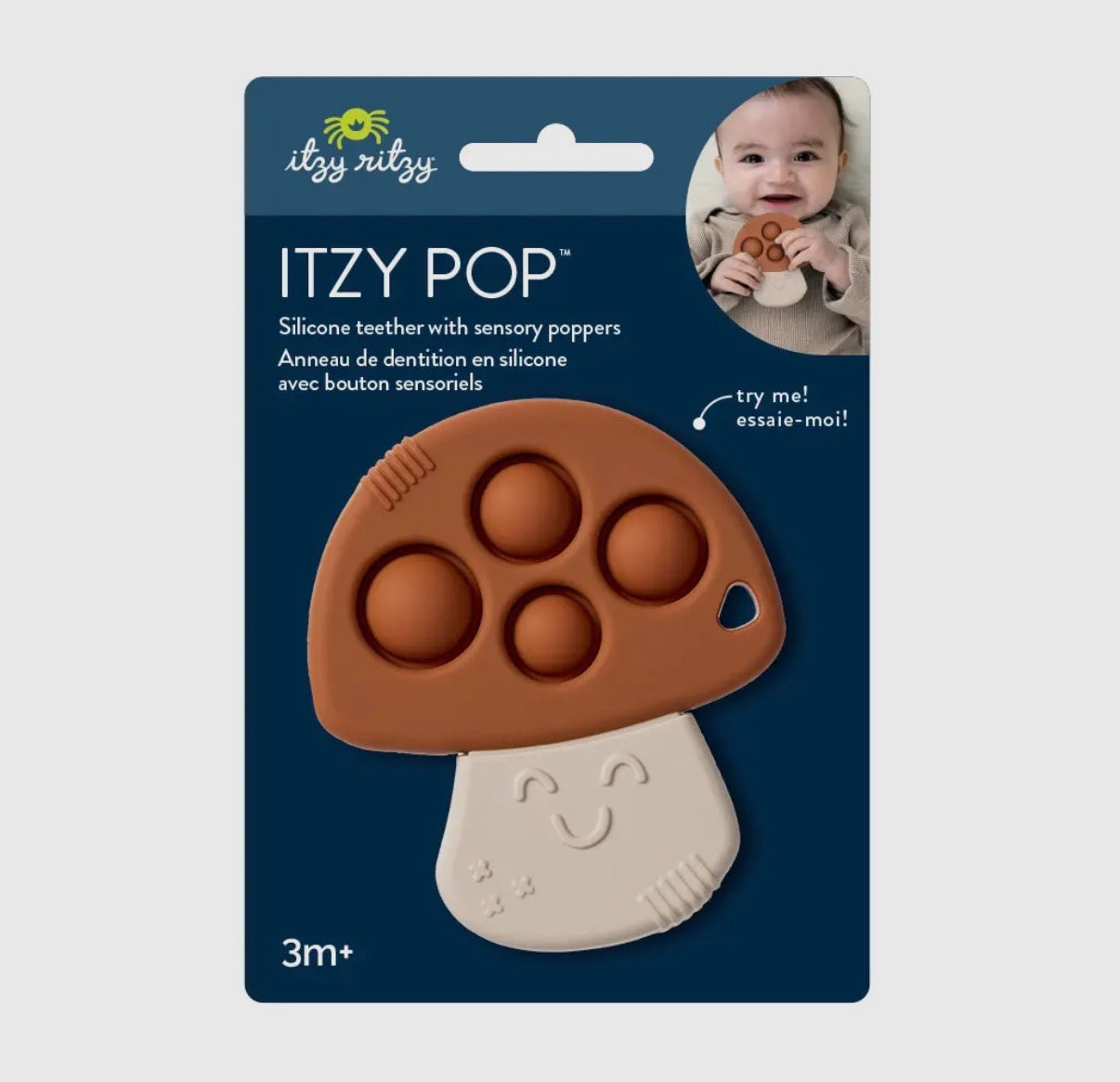 Itzy Pop Sensory Toy + Chew Crew