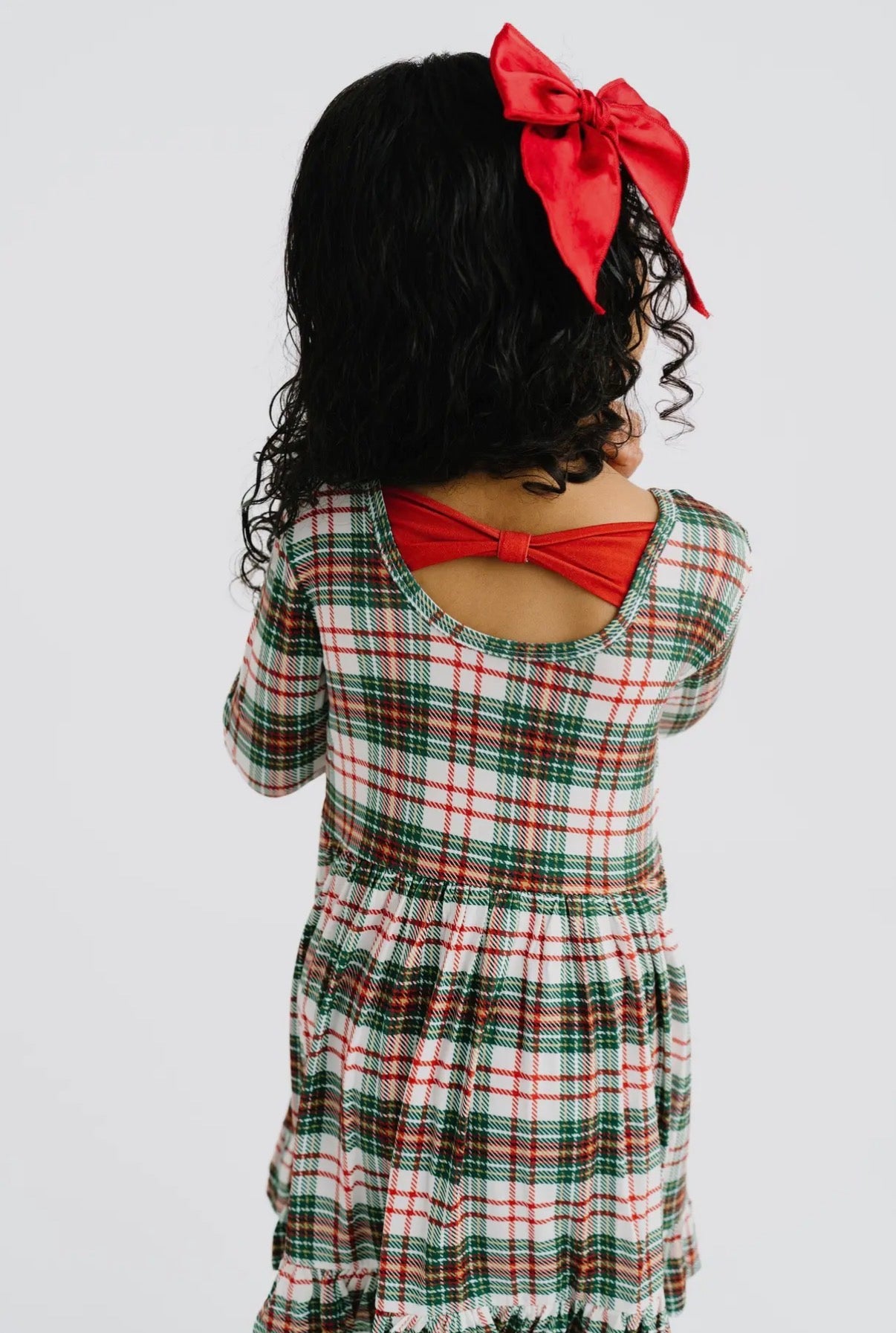 Christmas Plaid Bamboo Dress