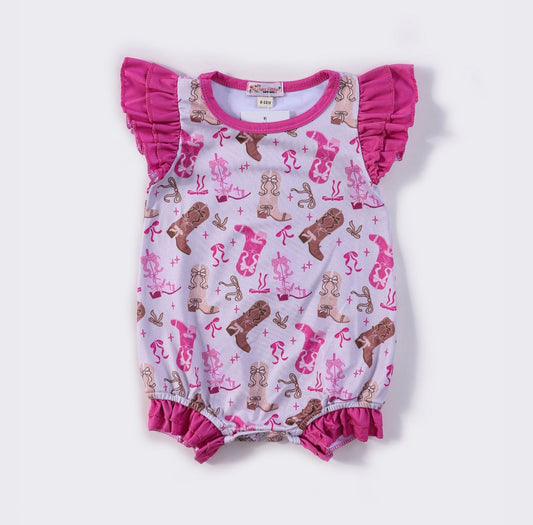 Boots & Bows Romper