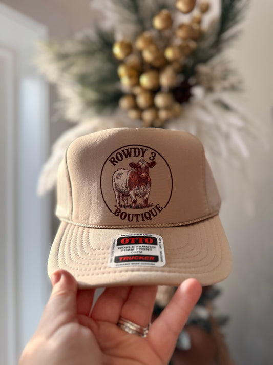 Adult Logo Hat *Cream