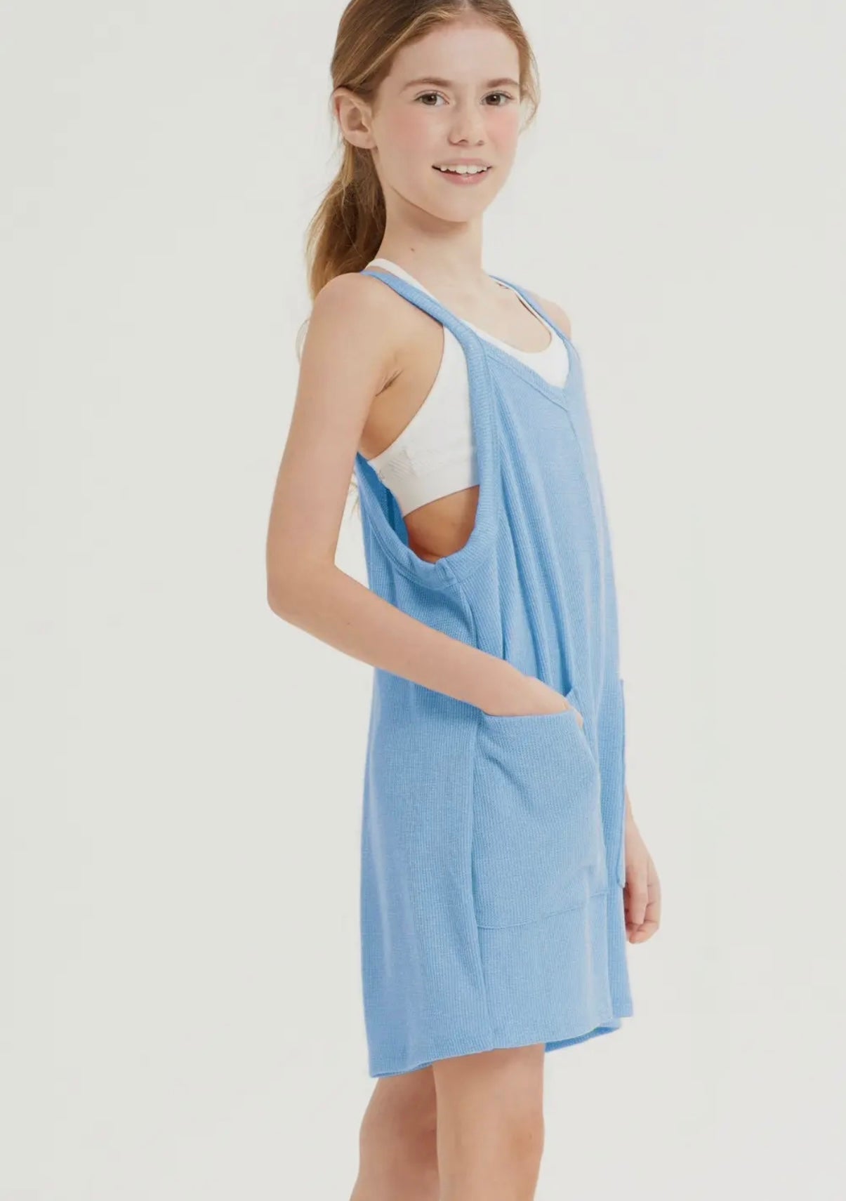 Overall Romper *Blue