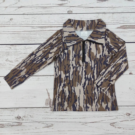 Bottomland Camouflage Quarter-zip