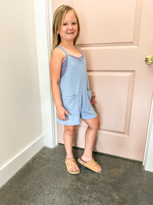 Overall Romper *Blue