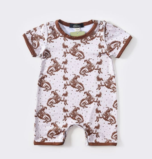 Bucking Boy Romper