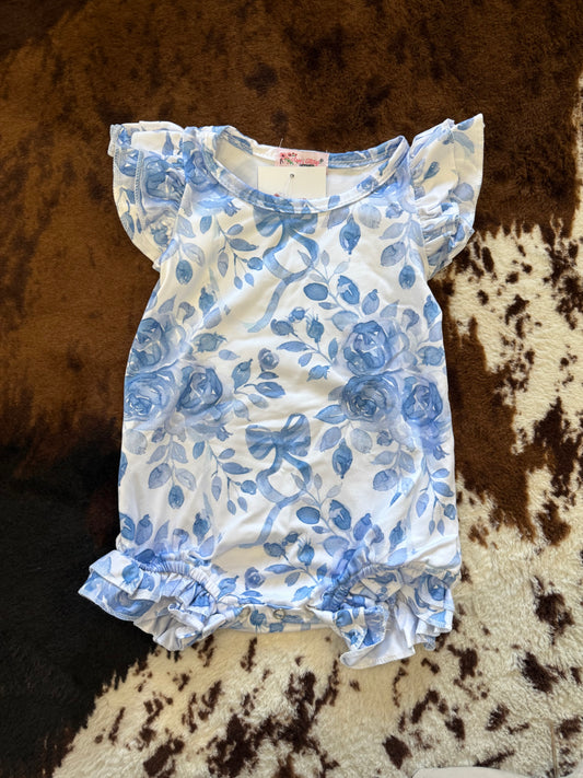 Prussian Rose Romper