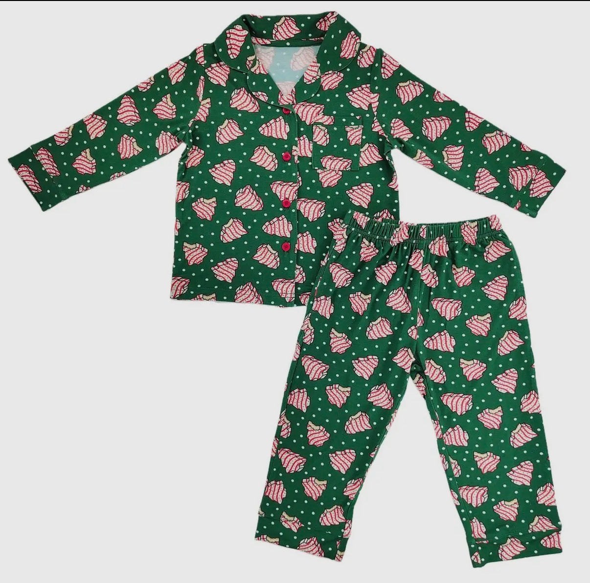 Tree Treats Bamboo Button Up Set