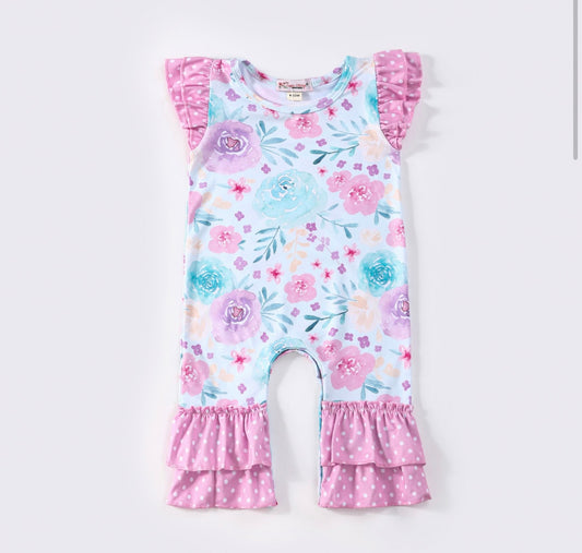 Delicate Floral Romper