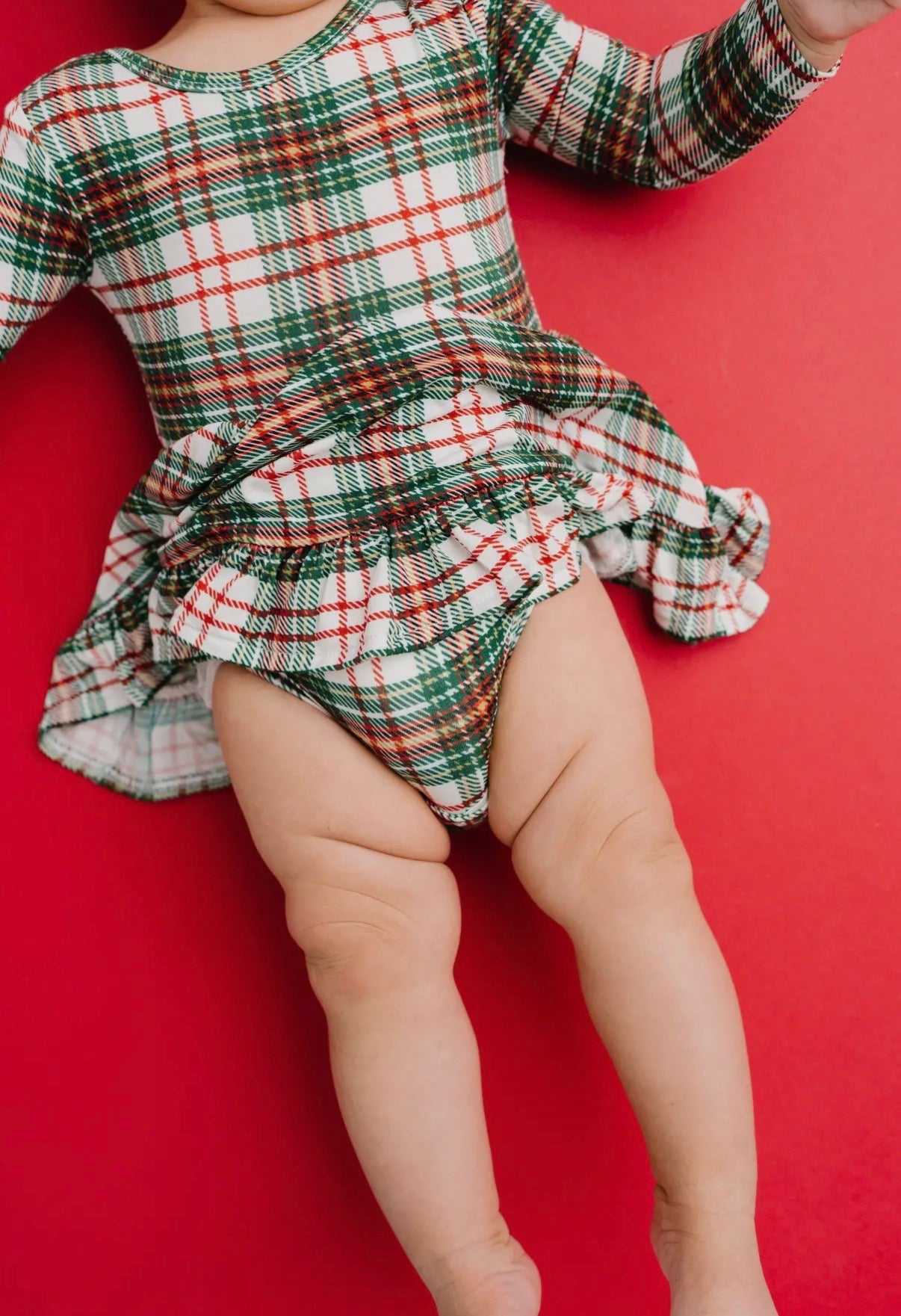 Christmas Plaid Bamboo Dress