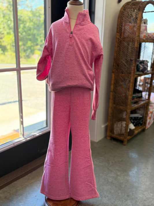 Confetti Half Zip Pullover & Flare Set