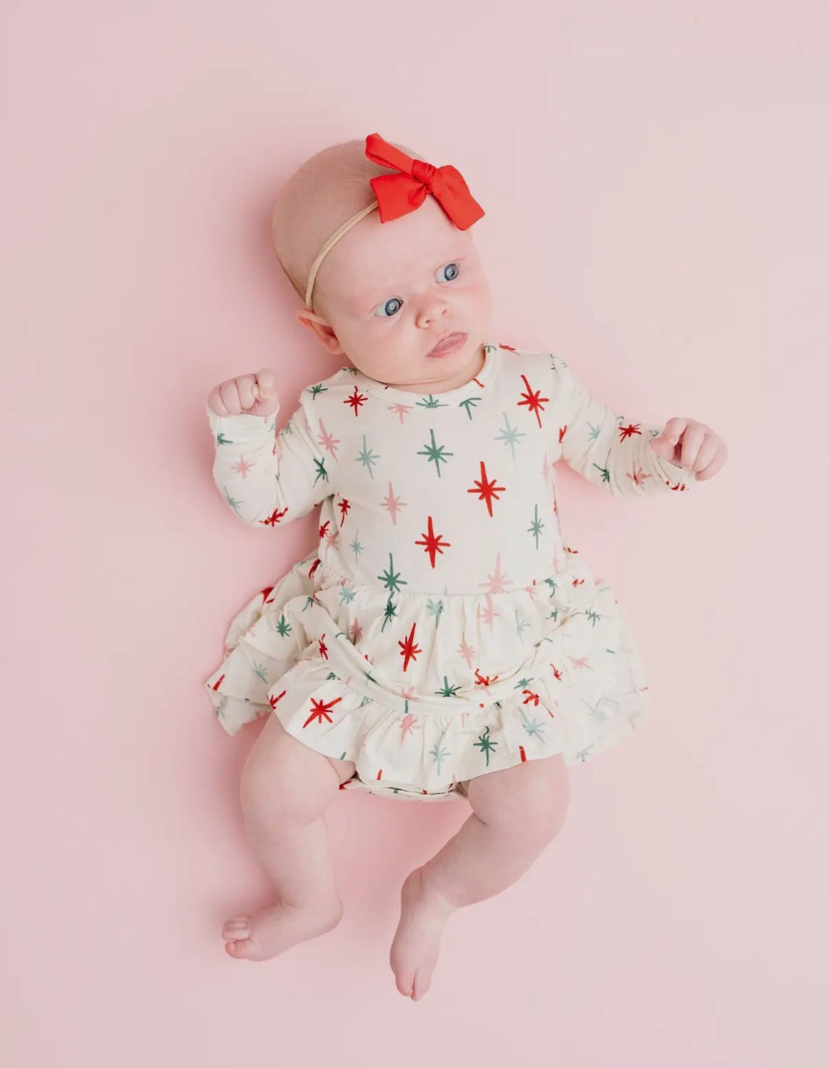 Holiday Twinkle Bodysuit Bamboo Dress