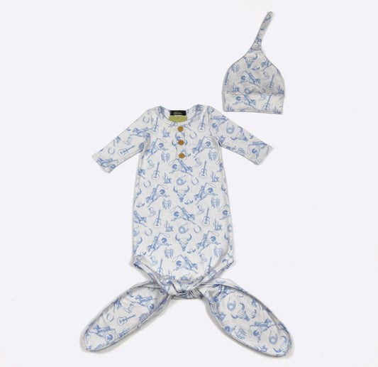 Azul Western Gown