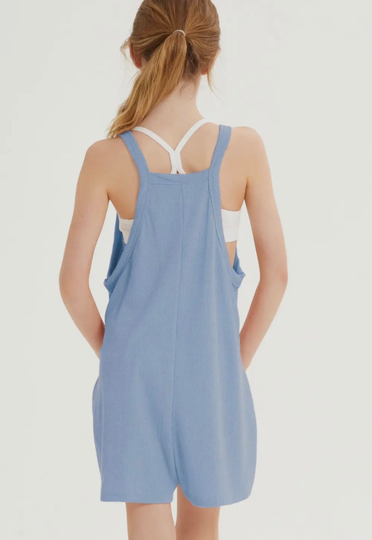 Overall Romper *Blue