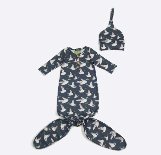 Navy Mallard Gown