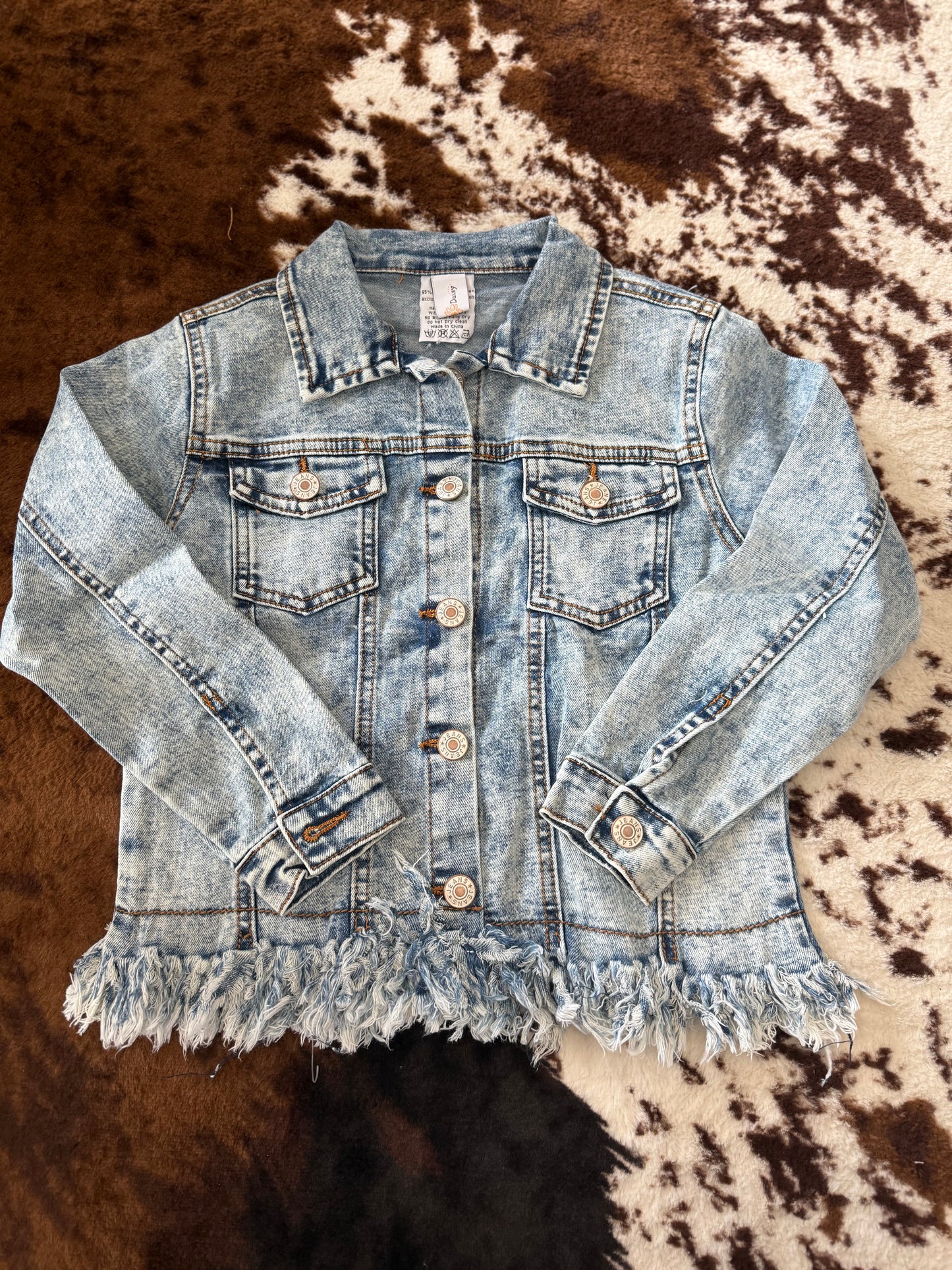 Fringed Jean Jacket