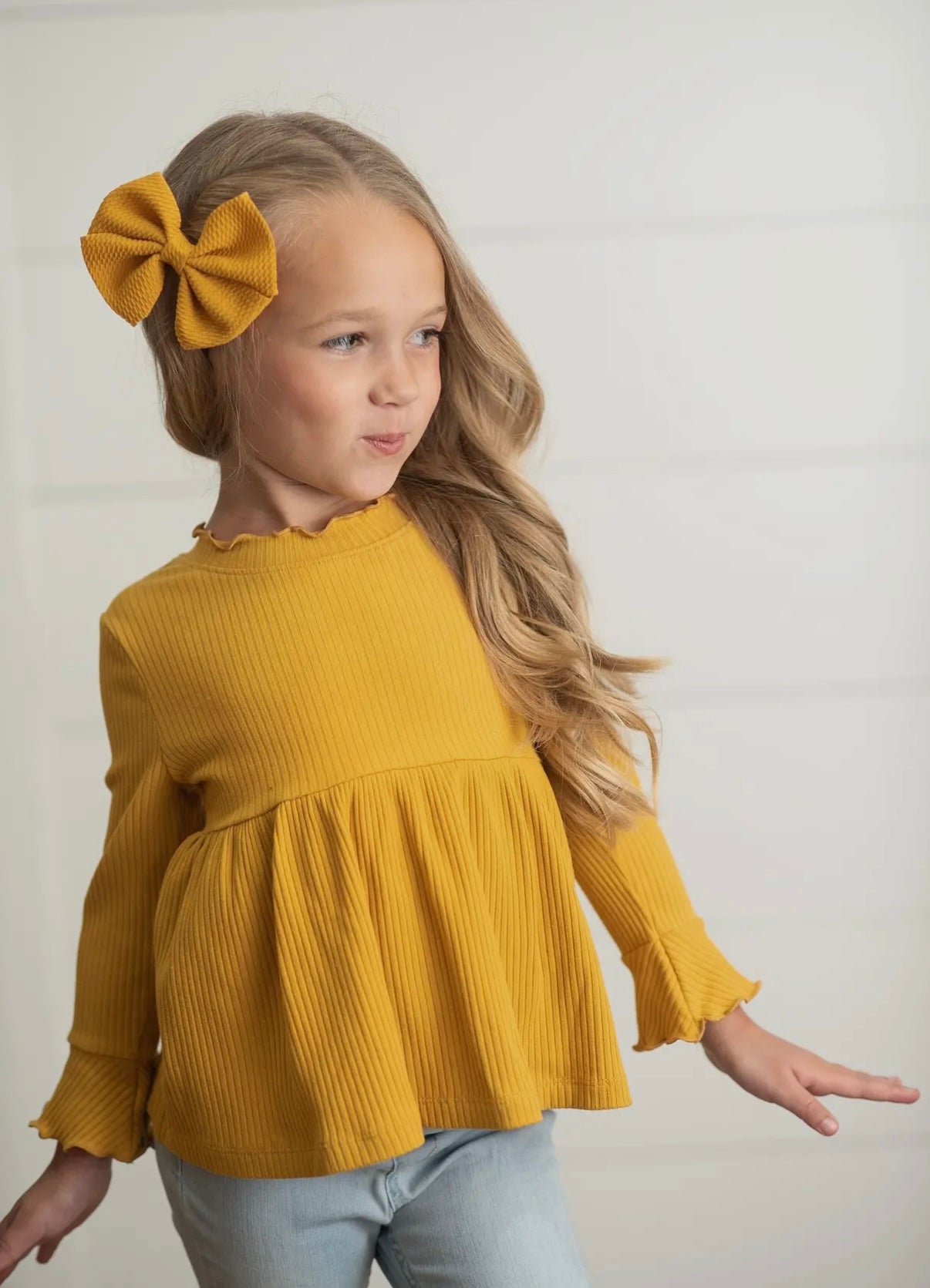 Mustard Ribbed Shirt