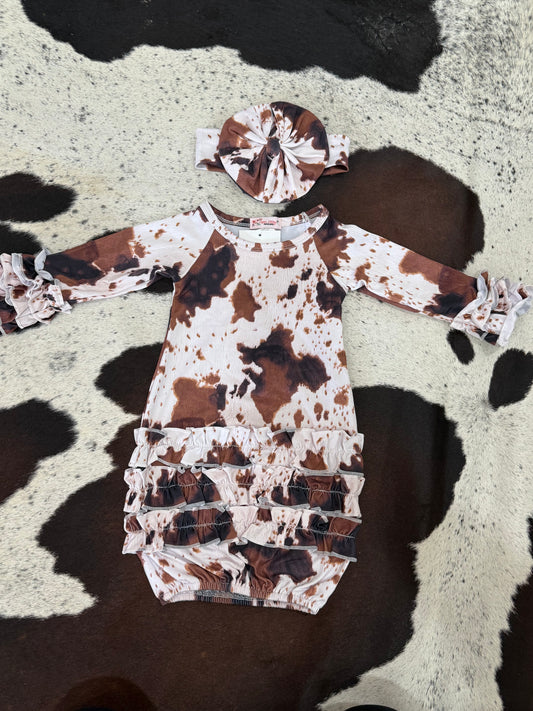 Cowhide Gown