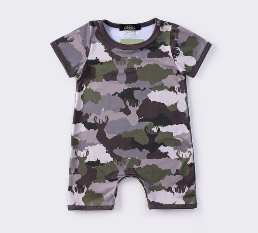 Buck Camo Romper
