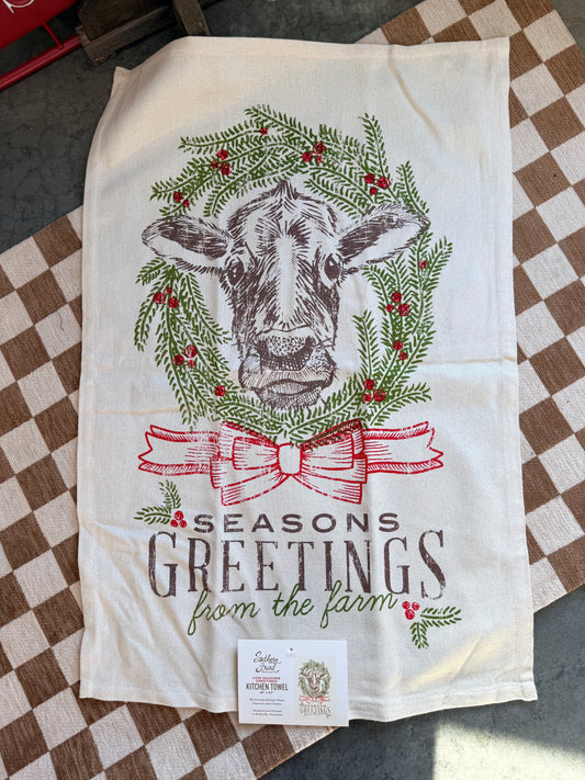 Greetings From The Farm - Kitchen Towel