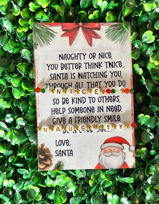 Naughty or Nice Bracelets